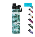 Tom & Bell Stainless Steel Insulated Water Bottle - Green Camo