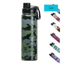 Camo Print Stainless Steel Sports Water Bottle