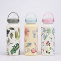 Botanical Art Series Insulated Water Bottle - Watercolor & Sketch Prints