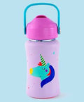 Insulated Stainless Steel Water Bottle - Bright Unicorn Print