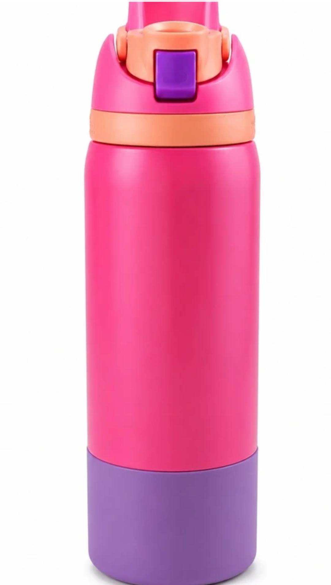 Pastel Insulated Water Bottle with Integrated Carry Loop