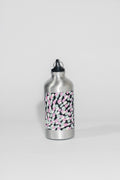 Lightweight Brushed Aluminum Water Bottle with Abstract Pastel Dots